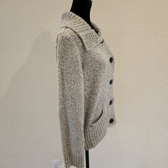❄️ Karen Scott Chunky Button up Cardigan Sweater Ladies size S - Picture 5 of 6